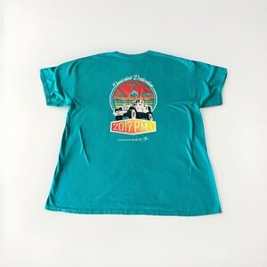 Lockheed Martin T-Shirt Mens XL Teal Unrivaled Dedication 2017 PMT Graphic Tee
